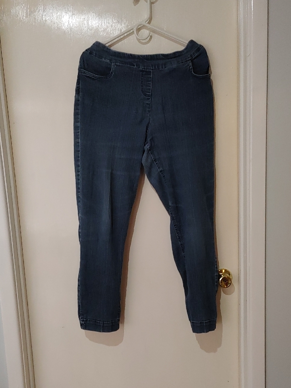 Pull-On Dark Blue Women's Jeggings - Stretch Slim Fit